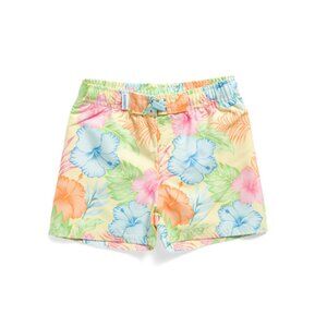 RUGGEDBUTTS Hula Infant Boys Happy Hula Swim Trunks